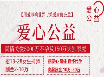 广水捐卵助孕生子 爱心志愿者招募